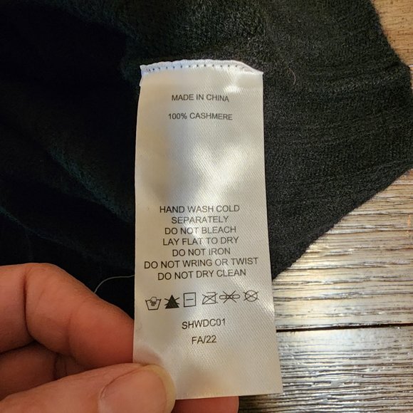 Quince Mongolian Cashmere Midi Skirt NWOT Black Small - Picture 6 of 6